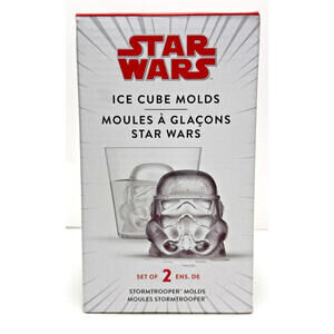 Williams Sonoma Star Wars Stormtrooper Silicone Ice Cube Mold Set Of 2 Inverted